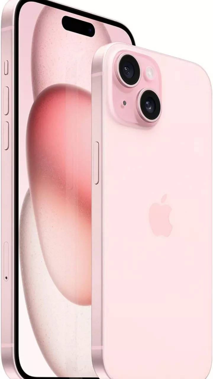 Góc nghiêng iPhone 15 Plus màu Hồng cho thấy diện mạo mảnh và gọn nhẹ